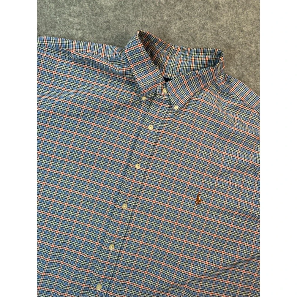 Polo Ralph Lauren Mens 3XB Big Plaid Button Down Shirt Long Sleeve